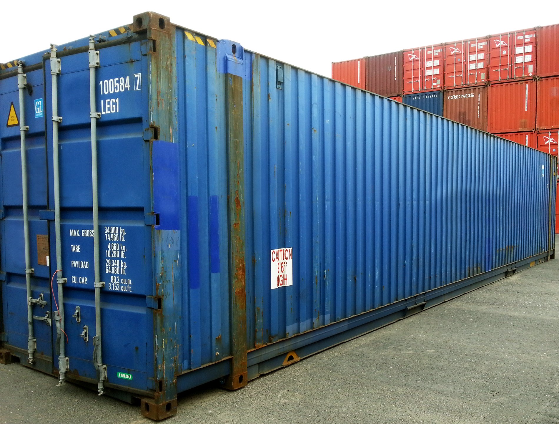 45′ HCPW Container